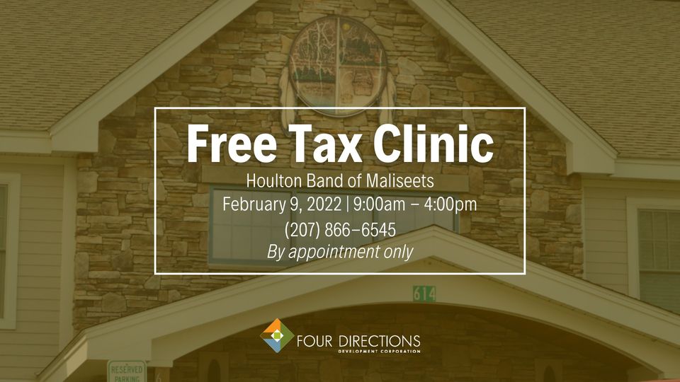 Free Tax Preparation Houlton Four Directions Development Corporation