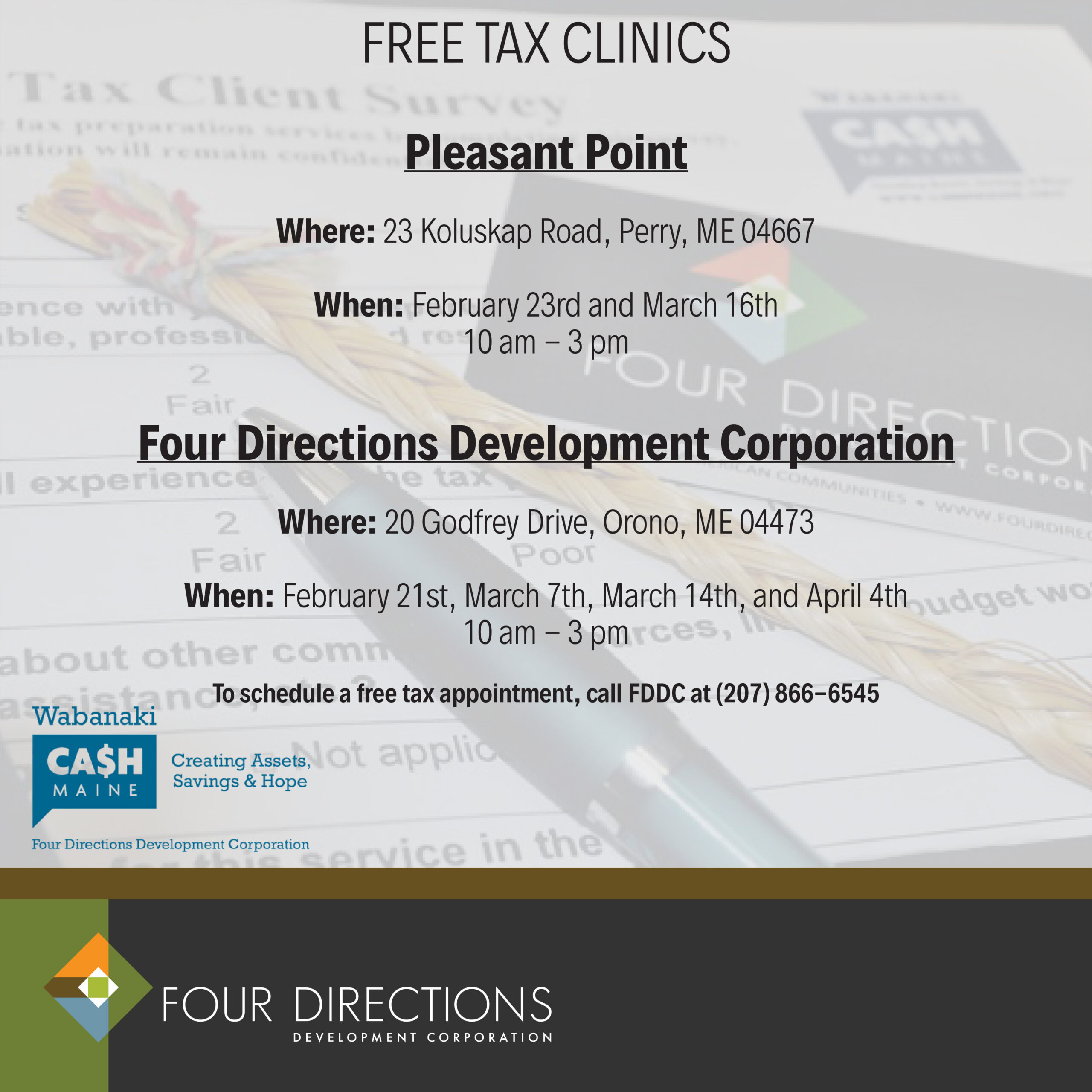 Free Tax Clinic Information